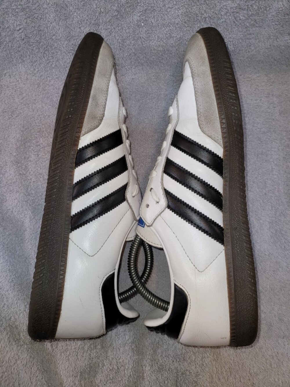 Adidas Samba OG Originals White Black Sneakers Mens Size 10 (#1041) - Picture 10 of 16